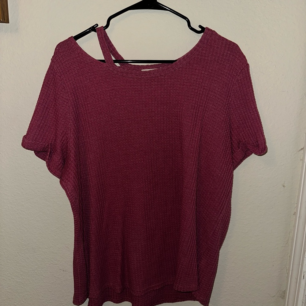 Women's Pink Knit Top